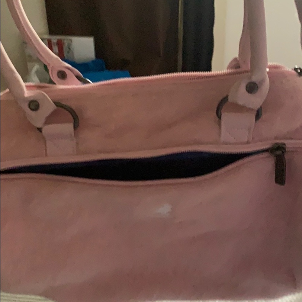 Kangol RARE!!! vintage pink fleece purse